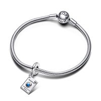 Charm Pandora Donna Pandora Moments in Argento Zirconia 792680C01 - 792680C01